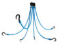 Bungee, Flex Web 6-Arm Blue