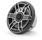 Haut-parleur, anneau de garniture gris métallisé de 7,7 pouces, grille sport en titane m6-7.7