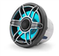 Speaker, 8.8" LED Lightin Gray Metallic Trim Ring, Titanium Sport Grille m6-8.8