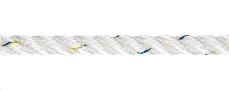 10mm Latina Cabled Polyamide Mooring Line blue
