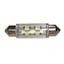 Bulb 12V, LED, T11, SV8.5-8, cool white - 2x4 LEDs 360°,11x39mm