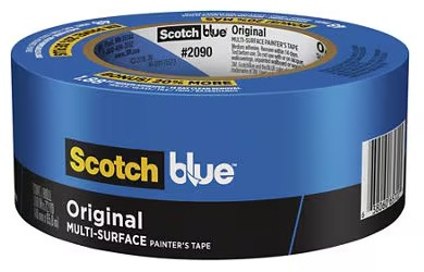 Masking Tape, MultiSurface 2" / 1.88" Blue Length:60Yd #2090