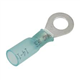 16-14 awg blue heat shrink ring terminal 1/4 inch
