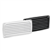 Grille de ventilation, 200 x 100 mm, blanche