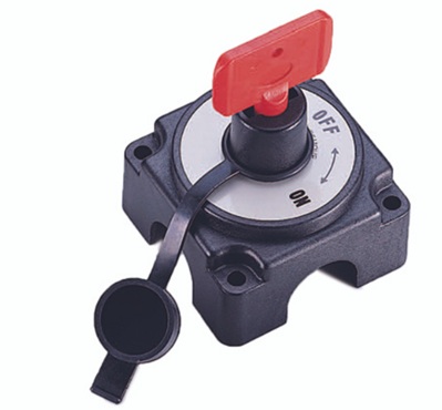 Battery-Switch, Mini w/Removable Key