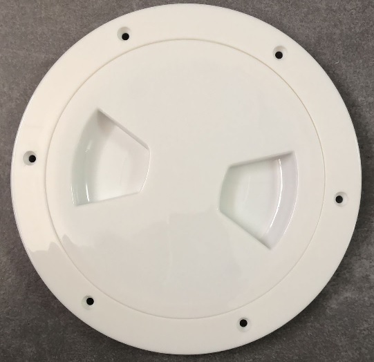 Deck-Plate, Screw-Out iØ:6" CutoutØ:6-3/