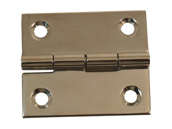Hinge Flat SS L:51 OpenWd:51mm 4hole Sq