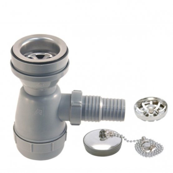 PASSERELLE D'ÉVIER À 2 TROUS - PANIER