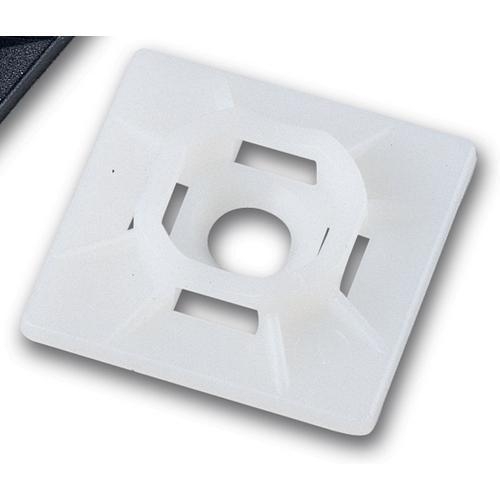 Cable Tie-Mount, 2-Pos Adhesive with Screw-Hole 5 Piece