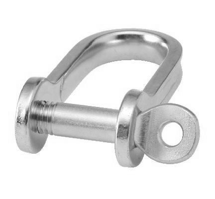 Shackle, Bow Pressed PinØ:08 Wd:17 L:31m