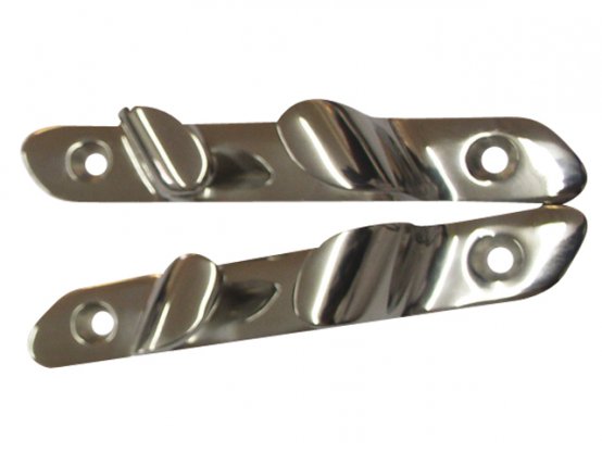 Bow-Chock Set, SS Skene L:4.75" Left&Rig