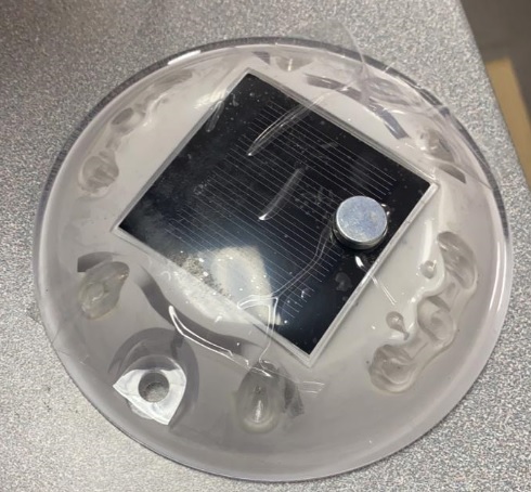 Feu de navigation, énergie solaire, blanc, non conforme