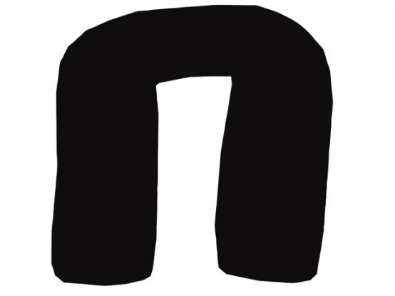 Rail de protection, moulure en U flexible en vinyle Gy 1" x 1