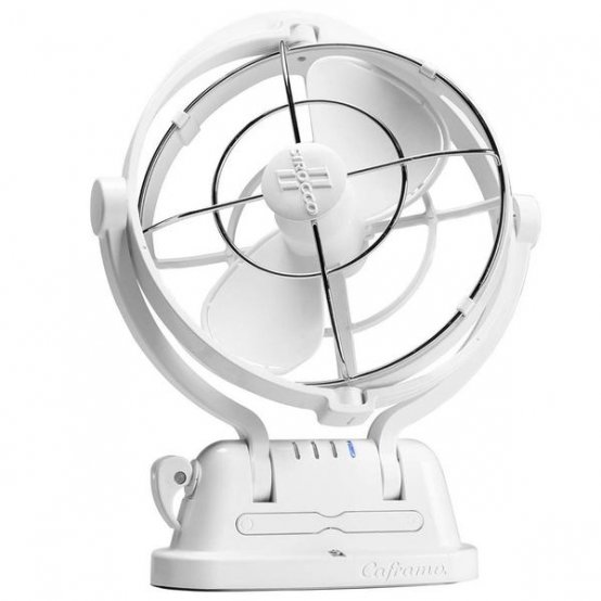 Ventilateur de cabine Sirocco II, multiposition, blanc 12/24 V