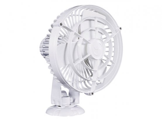 Ventilateur Kona étanche à vitesse variable 12 V blanc