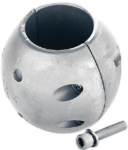 Anode, collier profilé, tige en zinc : 50 mm