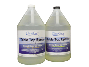 Table-Top Resin, Epoxy CrystClr UVR Res/Hard 2Gal