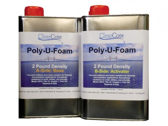 Mousse expansive en polyuréthane, densité 2 lb, 2 composants (kit de 2 pintes)
