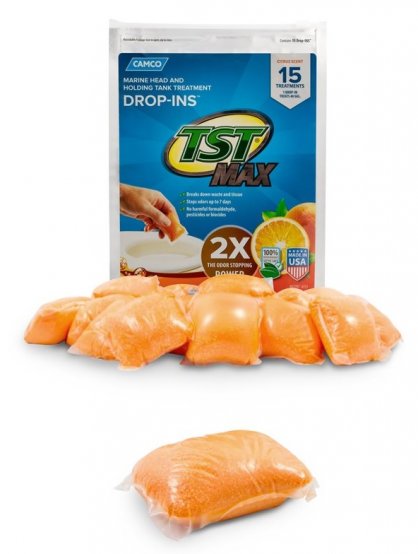 Traitement Drop-Ins pour réservoirs d'eaux usées marines, paquet de 15