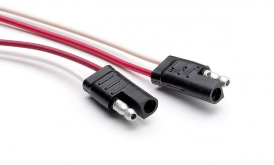 Connector, Electr 2 Pole Trailer Flat Universal