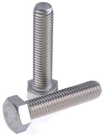 Boulon à tête hexagonale en acier inoxydable A4 M06 x 12