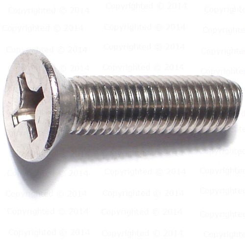Countersunk Screw, SS Flat-Head M6 x 25