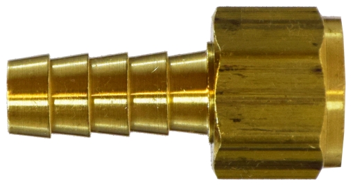 Raccord cannelé pour tuyau d'arrosage, tuyau pivotant : tuyau de 1/4″ : écrou en F de 3/8″ en laiton