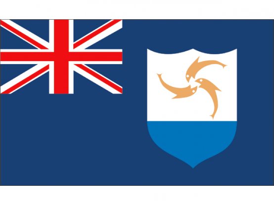 Drapeau d'Anguilla 20x30cm