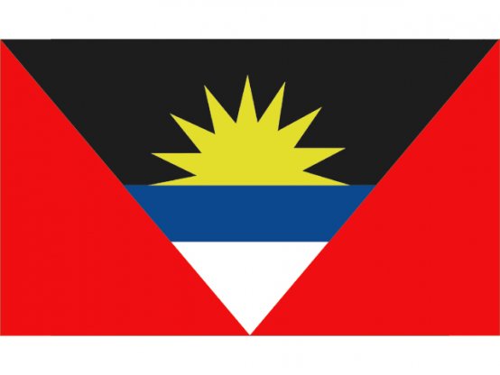 Drapeau d'Antigua 20 x 30 cm