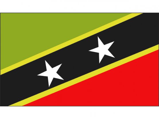 Drapeau de Saint-Kitts-et-Nevis 20x30cm
