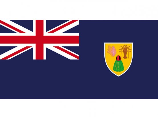 Drapeau des îles Turques-et-Caïques 20 x 30 cm