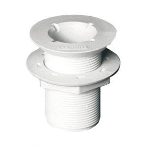 Traversant de coque, filetage intégral : 1″ à tête affleurante Marelon CF250