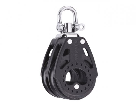 57mm double carbon pulley