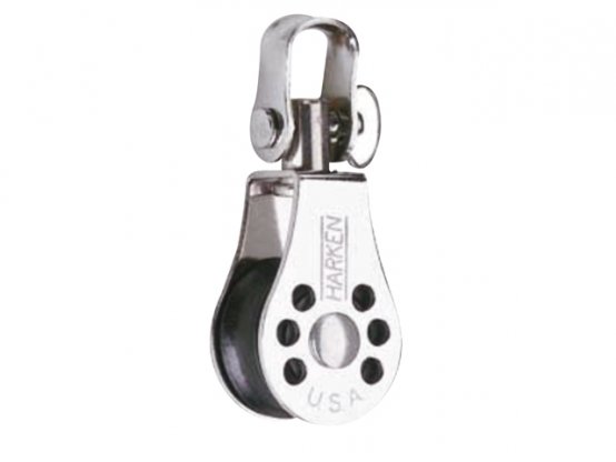 Bloc, Micro Simple 22 mm MaxLine : 6 mm avec émerillon