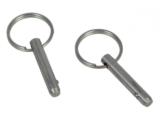 Goupille à dégagement rapide Ø6,4 mm (3/16") Longueur : 1,5" Poignée