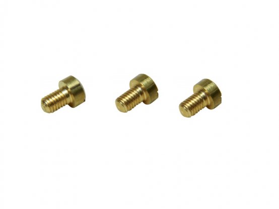 Endscrew Kit, Brass #8-32 L:1/4" Slotted