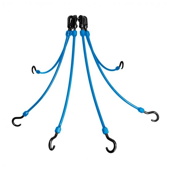Bungee Flexible Web 18 6-Arm Blue