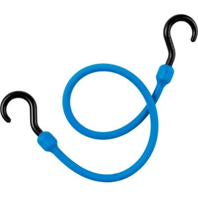 Bungee Cord, 24" with Nylon Hooks Blue