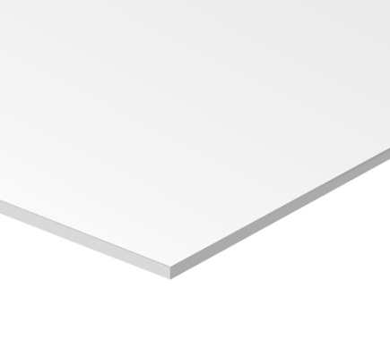 Feuille de PVC Sintra, 0,3 mm, blanche