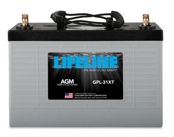 Batterie AGM à décharge profonde 12 V 125 Ah