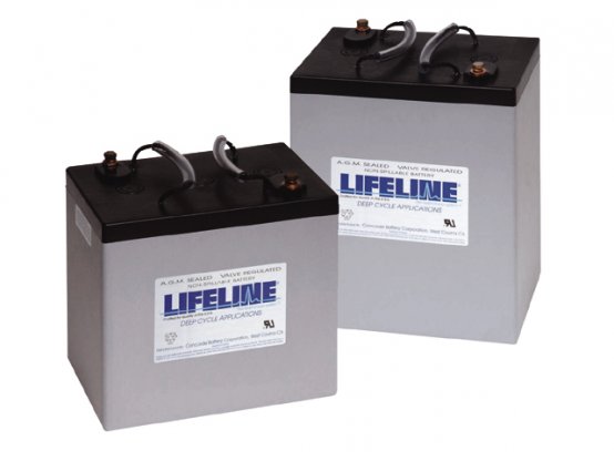 Batterie AGM à décharge profonde 12 V MCA : 1360 210 Ah Taille 4D