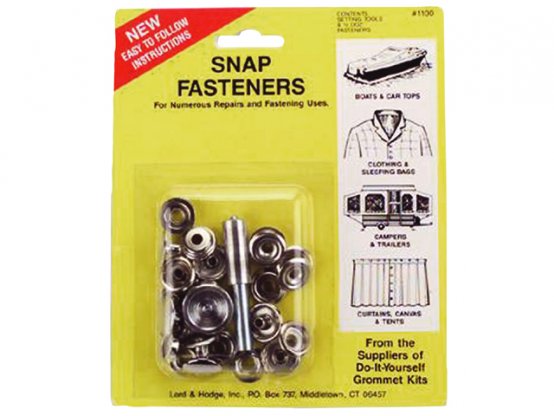 Canvas Snap Kit, Stud Screw&Scket&Tool 6 Pack