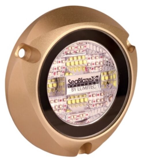 Lampe sous-marine LED Lumitec SeaBlazeX2 - Bicolore - Blanc/Bleu