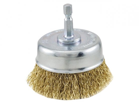 brosse métallique à godet de 5 cm (2 po) à gros grains