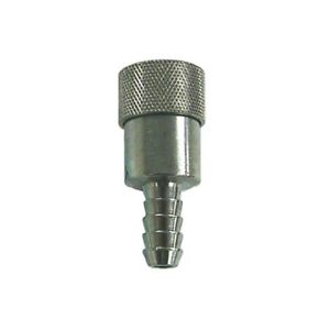 Fuel Connector, 3/8″ Tohatsu Female Barb Chrome Plated Brass
