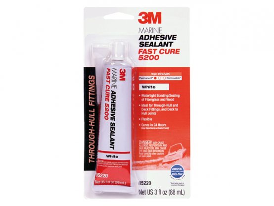 Mastic d'étanchéité, blanc à prise rapide 5200, 85 g/tube