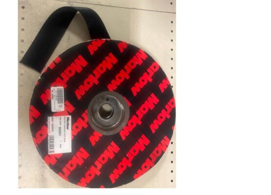 Sangle, bride d'orteil de 50 mm en polyester noir