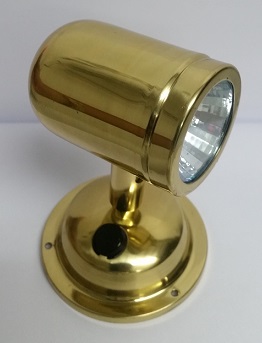 Lampe de lecture halogène en laiton 12 V 20 W