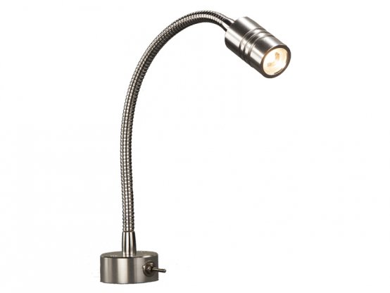 Lampe de lecture/flexibilité, LED 10-30V LG 110Lum avec/