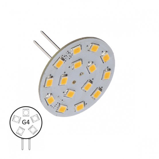 Ampoule LED, G4 10-35V WW 30W 230Lum à broches arrière